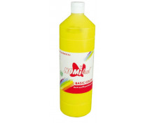 Temperové barvy BasicColor 1000ml žlutá