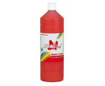 Temperové barvy BasicColor 1000ml světle červená