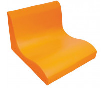 Sedačka Relax, pro 2 deti, oranžová