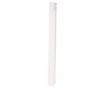 Nohy čtvercové 4 ks, BÍLÉ, 46 cm