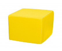 Taburetek čtverec - žlutý 25cm