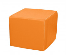 Taburetek čtverec - oranžový 30cm