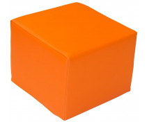 Taburetek čtverec - oranžový 35cm