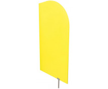 Předělovací stěna žlutá 60 x 120 cm