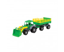 Traktor s vlečkou