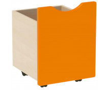 Kontej. na koleč./oranž/měsíček