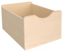 Dřevěný úložný box - Veľký - natural