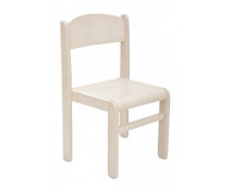 Dřevěná židle JAVOR BĚLENÝ-natural, 31 cm VYP