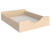 Dřevěný úložný box - Malý - natural