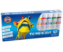 Temperové barvy, 10 barev