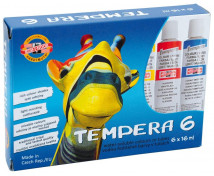 Temperové barvy, 6 barev