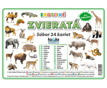 Procvičovací karty - Zvířatá - exotická