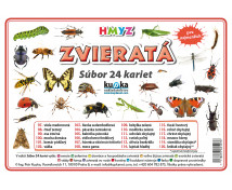 Procvičovací karty - Zvířata - hmyz