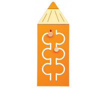 Dekoratívní prvek - Pastelka oranžová