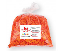 Kostky Qbriksy - 2x2 oranžové - 250 ks