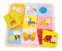 Puzzle - Jaké vzory sa nacházeji na zvířatkách ?