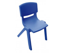 Židlička plast. 38 cm modrá