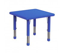 Stol.deska plast.čtvercová modrá