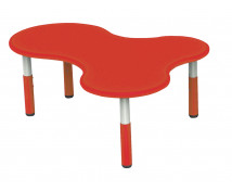 Plastová stolová deska - ostrov červený