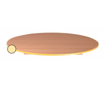 Stolní deska 18 mm, BUK, kruh 125 cm, buková