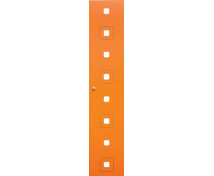 Dveře Velké čtverce oranžové