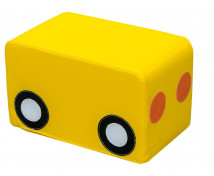 Molitanový vagónek k autíčku, žlutý