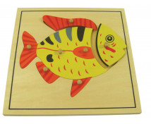Vkládací puzzle - Rybka