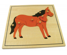 Vkládací puzzle - Kůň