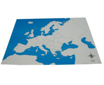 Kontrolní mapa - Evropa - bez popisků