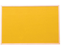 [Korková tabule-barev.1 60 x 90 cm - Žlutá]