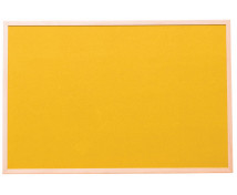 Korková tabule bar.1 - žlutá 60 x 90 cm