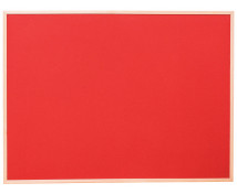 Korková tabule bar.2 - červená 90x120 cm