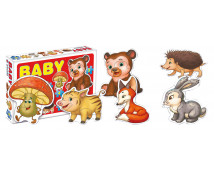 BABY Puzzle - Divoké zvířátka