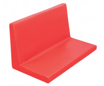 Sedák na skříňku KS21se širokým opěradlem-červený