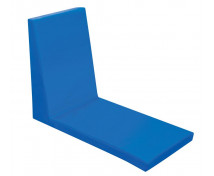 Sedák na skříňku KS21 s úzkým opěradlem-modrý