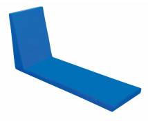 Sedák na skříňku KS31 s úzkým opěradlem-modrý