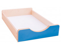 Dřevěný úložný box Numeric - Malý-modrý