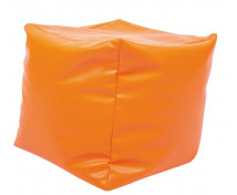 Kostka na sezení s granulátem - oranžová