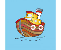 Polštářek s motivem - loďka