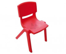 Židlička plast. 30cm červená