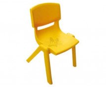 [Židlička plast. 30cm žlutá]