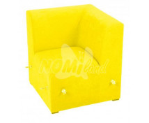 Sedačka barevná - vnitř.roh žlutá, 31 cm