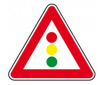 Vestička se značkou - Pozor,světelné signály!
