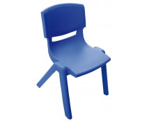 Židlička plast.26 cm modrá