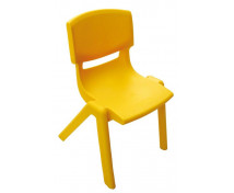 Židlička plast. 26 cm žlutá