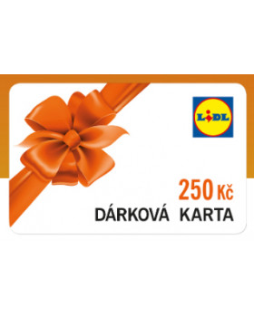 Lidl poukázka 250 Kč