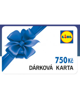 Lidl poukázka 750 Kč