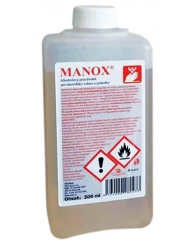 Dezinfekce rukou a pokožky Manox, 500 ml