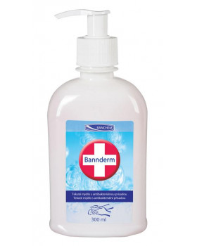 BANNderm - tekuté mýdlo s antibakteriální přísadou, 300 ml