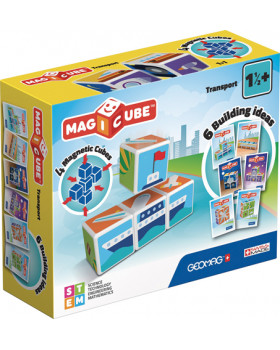 Geomag - Magicube - Doprava, 4 ks